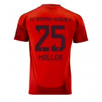 Fotbalové Dres Bayern Munich Thomas Muller #25 Domácí 2024-25 Krátký Rukáv